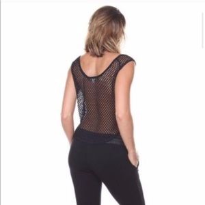 NWOT SOLOW Fishnet Mesh Tank